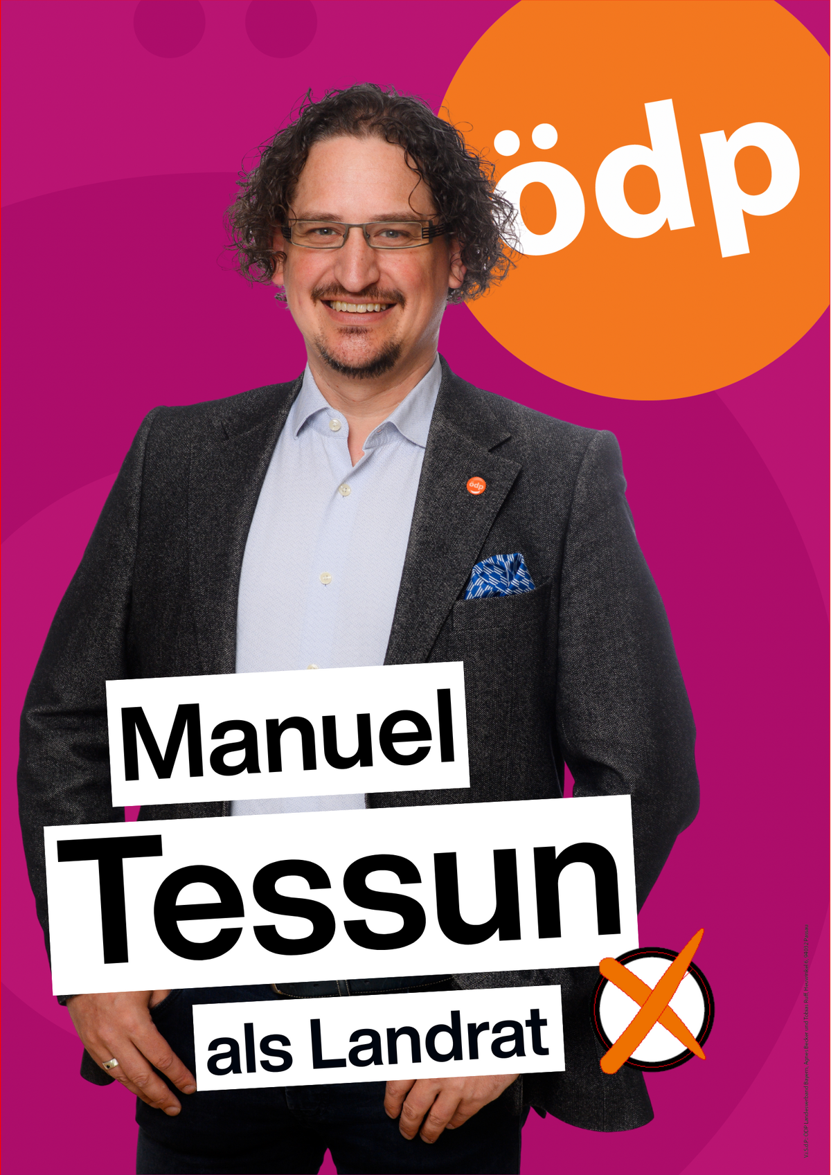 Manuel Tessun, Landratskandidat Manuel Tessun, Landratskandidat